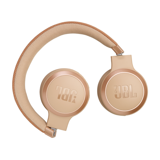 JBL Live 670NC - Sandstone - Wireless On-Ear Headphones with True Adaptive Noise Cancelling - Detailshot 4